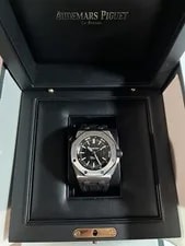 Audemars Piguet — Audemars Piguet Royal Oak Black - 15710ST.OO.A002CA.01 — Watch — resale
