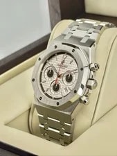 Audemars Piguet Royal Oak Chronograph White Dial Bracelet 26300ST.OO.1110ST.06 2
