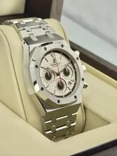 Audemars Piguet Royal Oak Chronograph White Dial Bracelet 26300ST.OO.1110ST.06 3