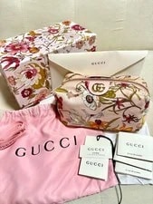 Gucci GG Marmont Floral Zip Cosmetic Case Makeup 2