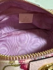 Gucci GG Marmont Floral Zip Cosmetic Case Makeup 3