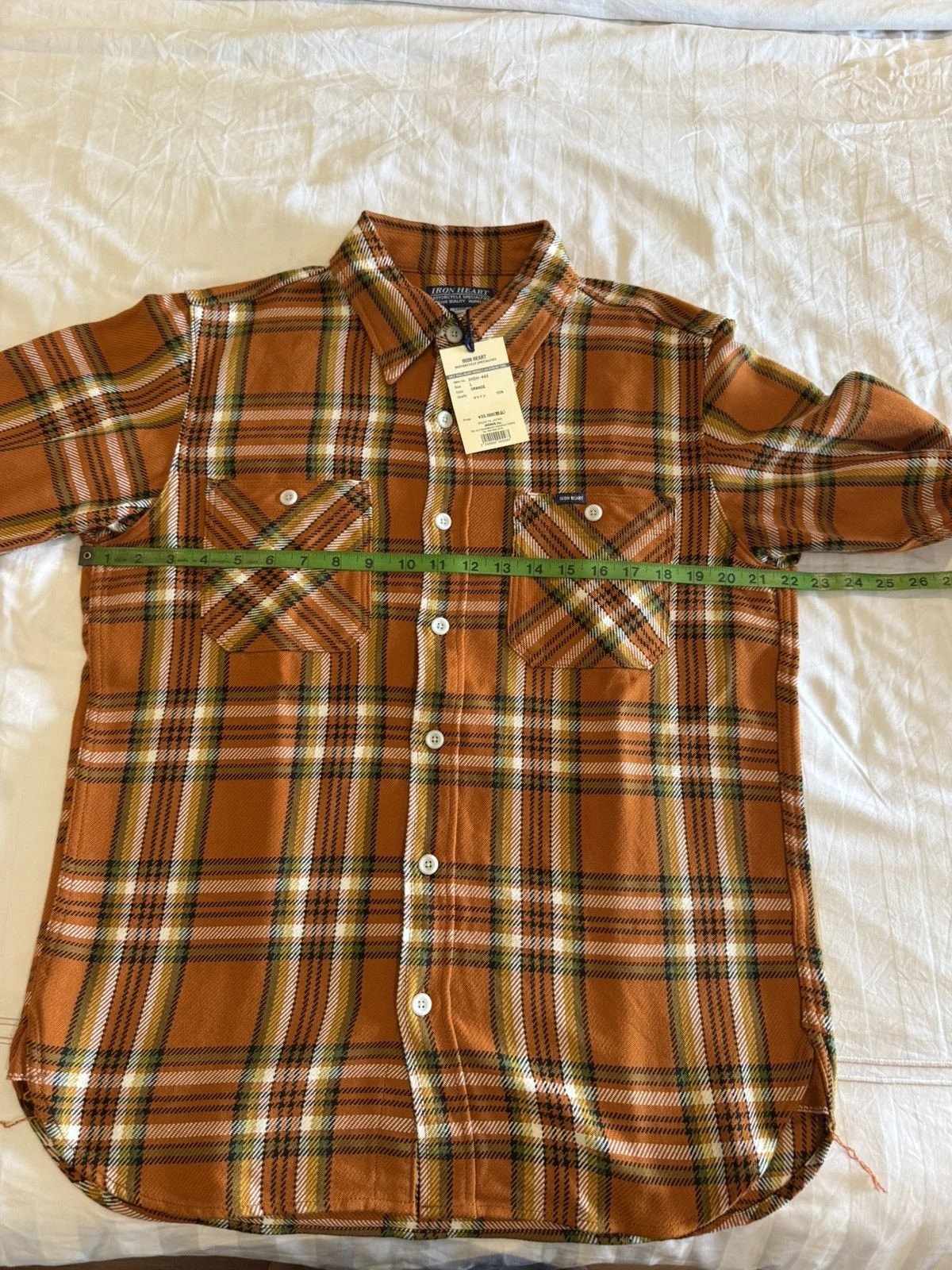 Heart IHSH-442-Ora Flannel Shirt — streetwear — resale