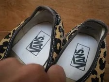 9.0US Vhtf Vans/44Dx/Discontinued Made in Anaheim/Leopard Pattern/Us9.0 LTD 3