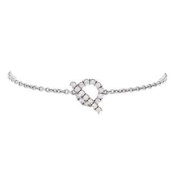 Hermès — Finesse 18K White Gold and Diamonds — Jewelry — resale