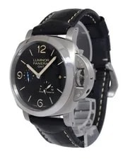 Panerai Luminor GMT PAM 1321 Steel 3 Days Power Reserve 44mm +Box PAM01321 3