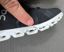 On Cloud X Running Shoes Athletic Sz 7 Asphalt 40.99706 *Read 4