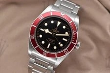 Tudor Black Bay 41mm Steel Smiley Black Dial Burgundy Bezel ETA 79220R Set 4