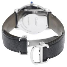 Cartier Ronde Solo WSRN0021 36mm SS/Leather Silver #C16739 2