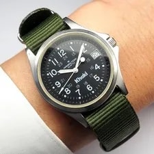Hamilton — Hamilton Khaki Quartz Old Logo Italic Timepiece Watch Classic Model — Watch — resale