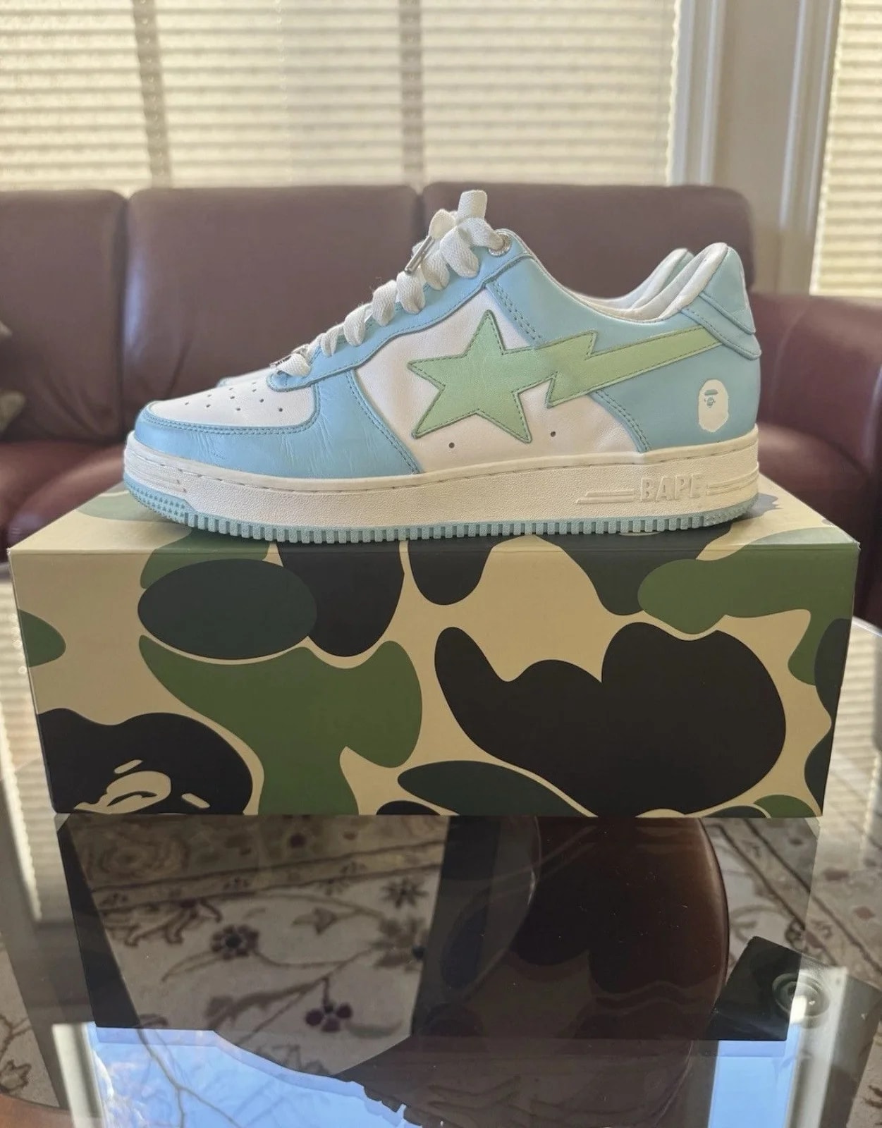BAPE — Bape Bapesta Pastel Sax — Sneaker — resale