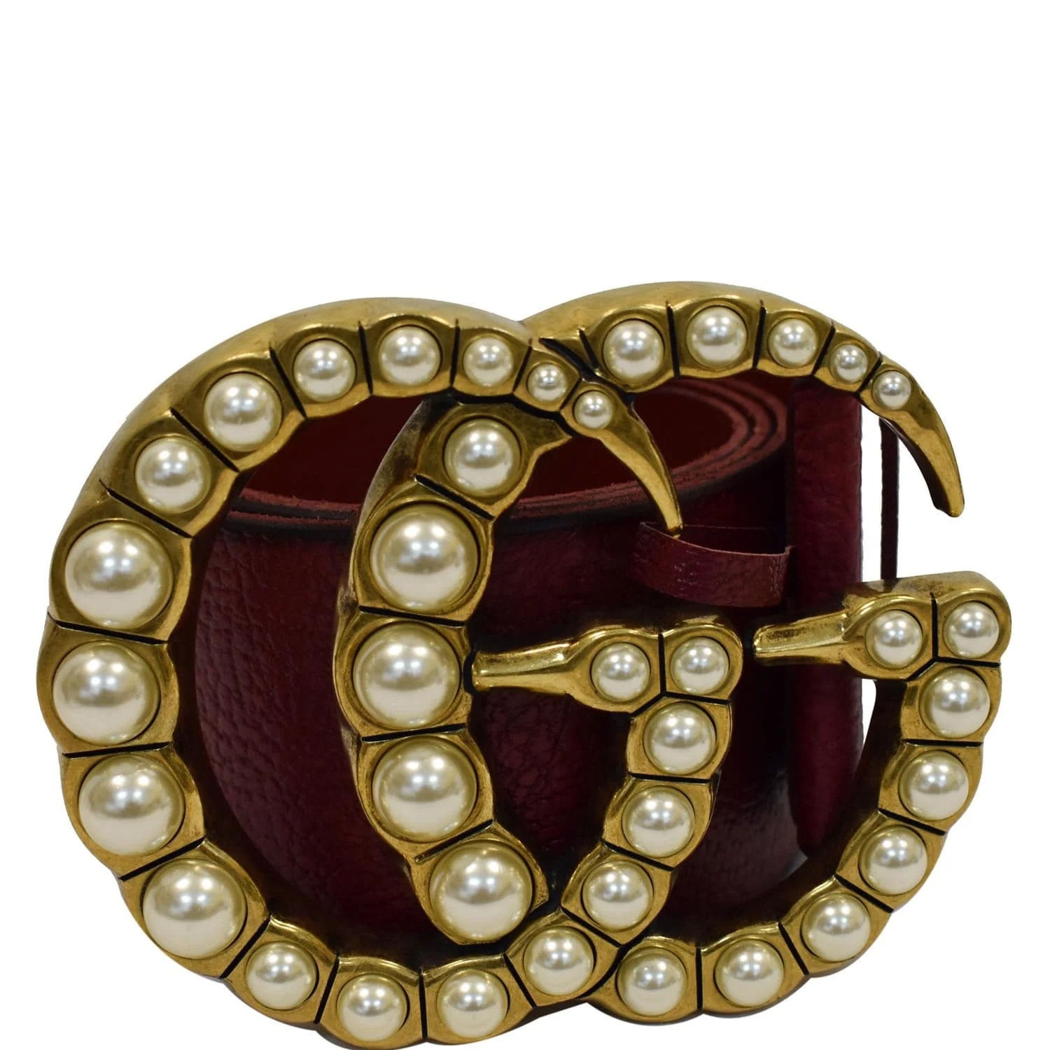 Gucci — Gucci Double G Buckle Wide Belt 453261 — Accessory — resale