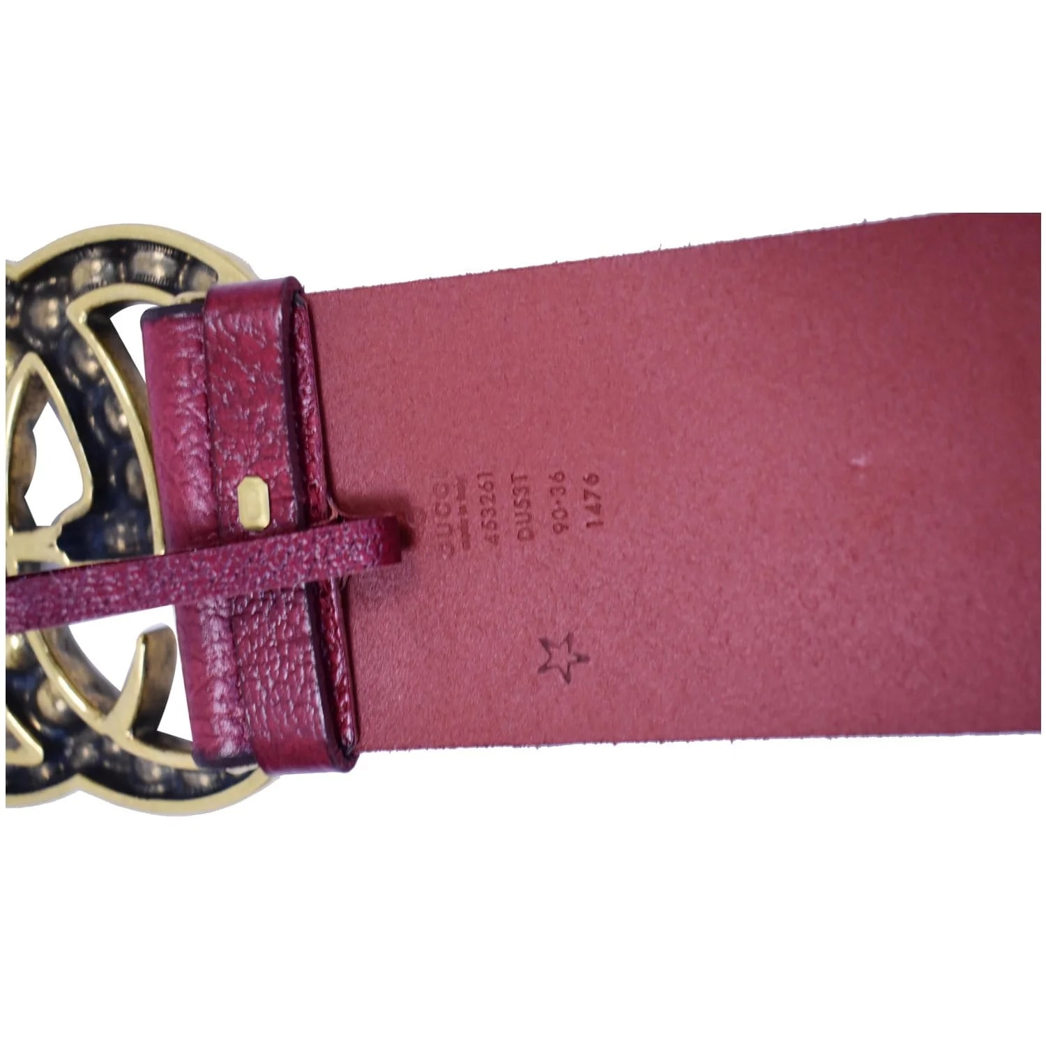 Gucci Double G Buckle Wide Belt 453261 3