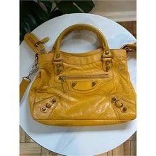 Balenciaga Giant City Rose Gold Hardware Auth 2