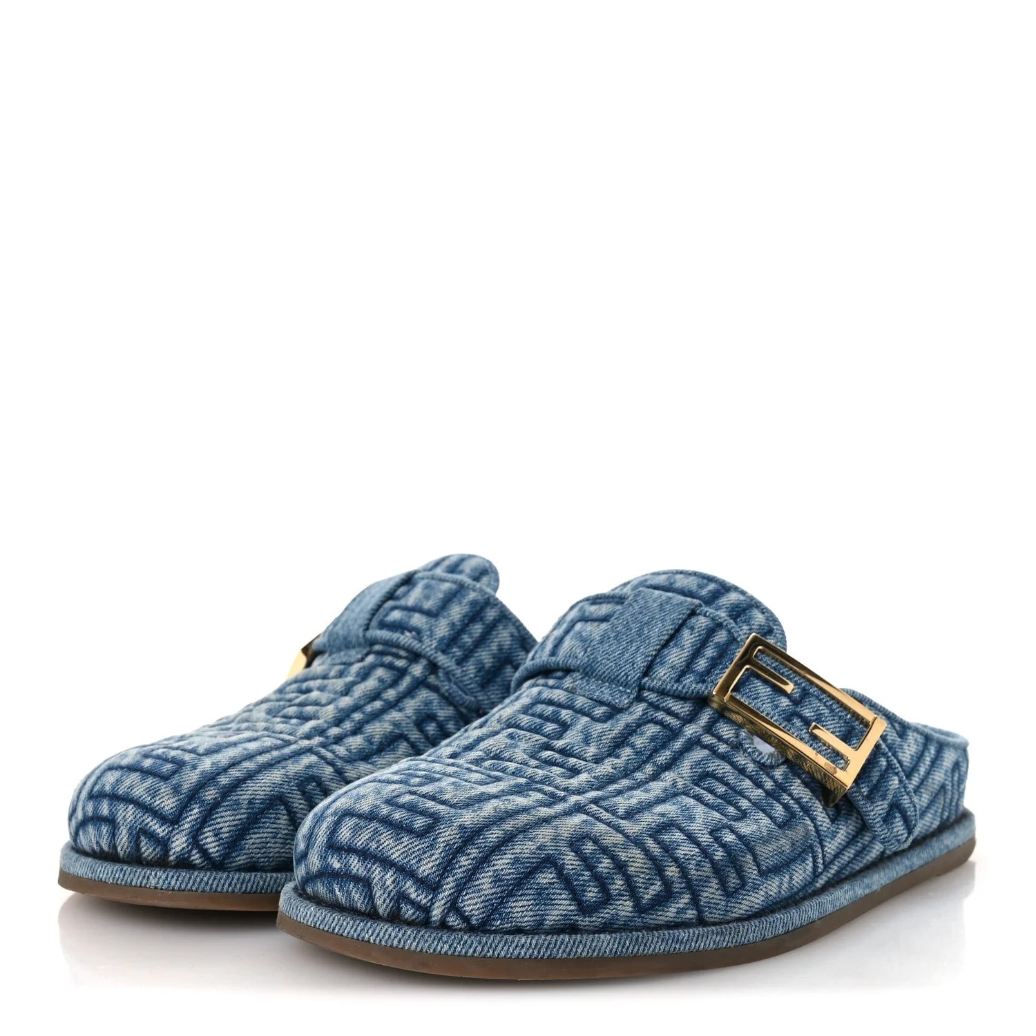 Fendi Feel Buckled Mules 37 4