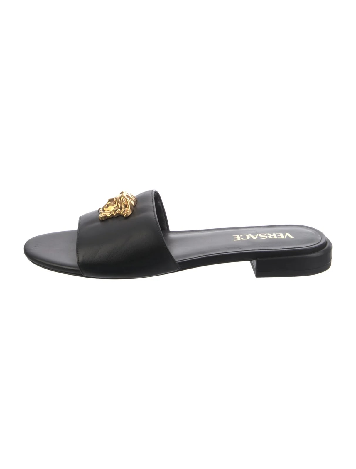Versace — Medusa Insignia Slides — Designer Shoe — resale