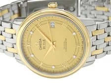 Omega de Ville Prestige 424.20.37.20.58.002 Chronometer Co-Axial Japan w0622 2