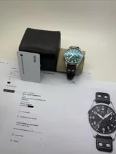 2023 IWC Big Pilot Green Dial Steel 46mm Automatic IW501015 W/ Case 2