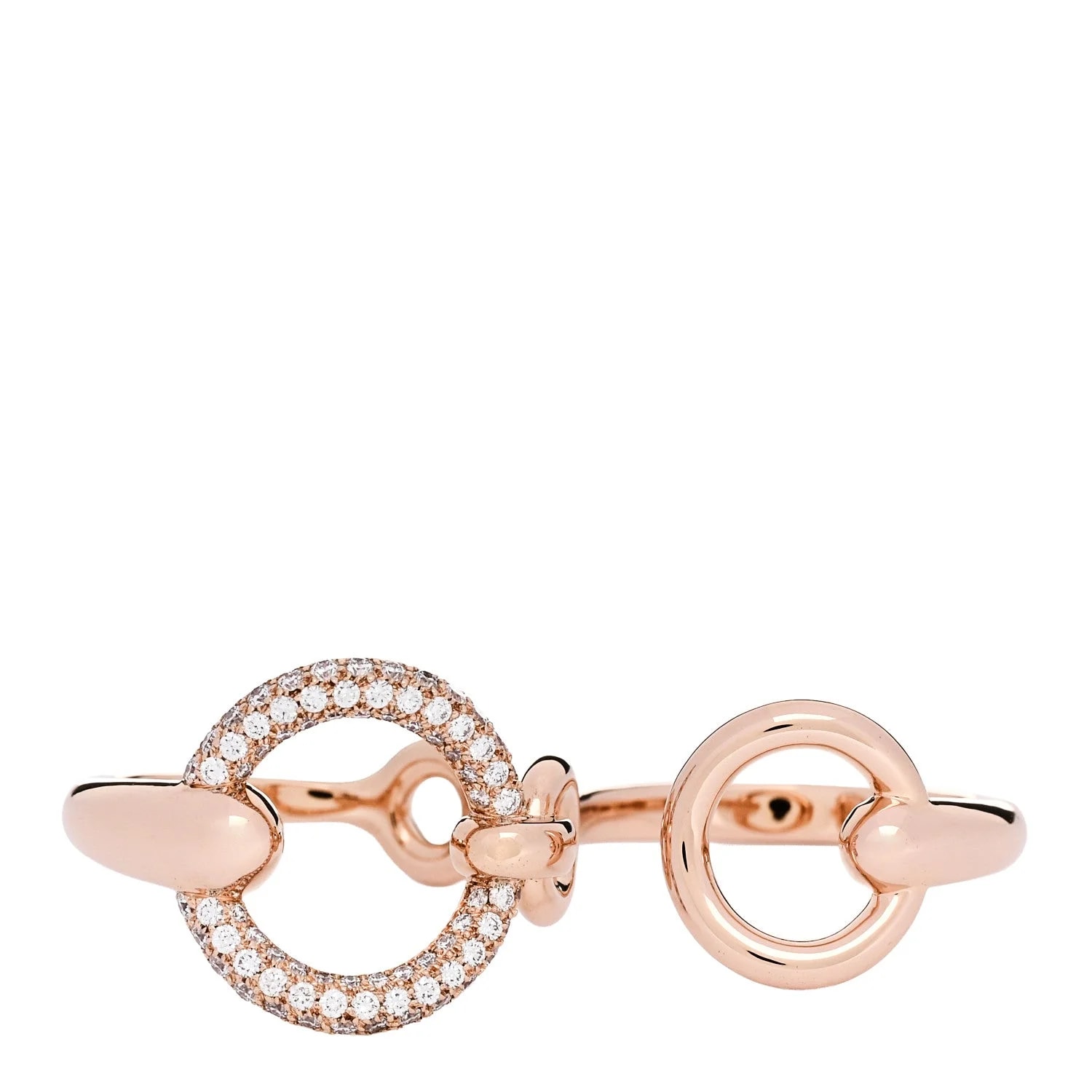 Hermès — 18K Rose Gold Filet d'Or Double 52 6 — Jewelry — resale