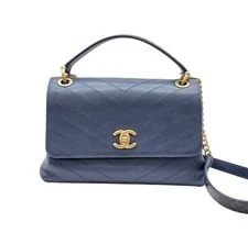 Chanel — Chanel Chevron Top Handle Flap CHB090908 151516826 — Handbag — resale
