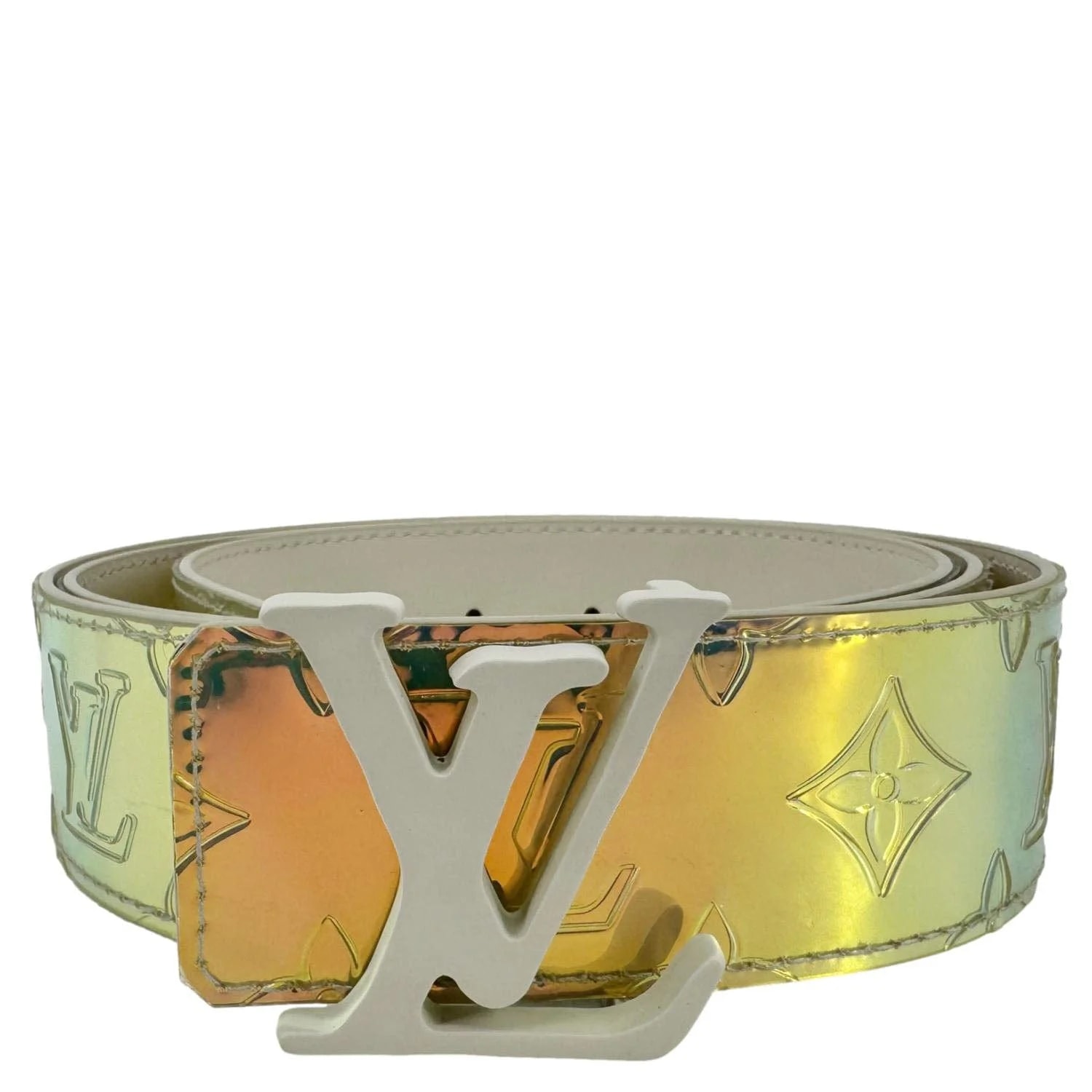 Louis Vuitton — Louis Vuitton Initiales Reversible Belt Prism — Accessory — resale