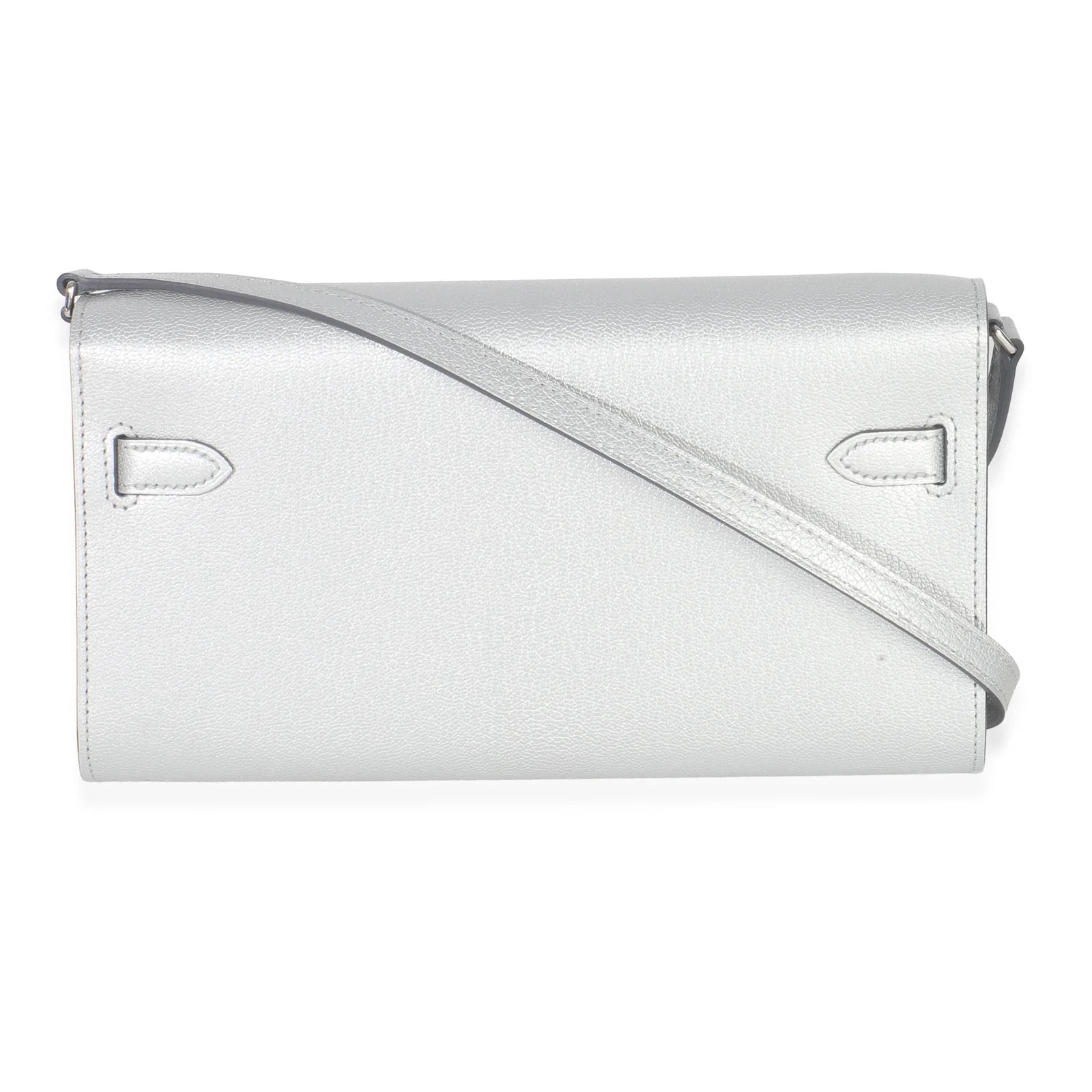 Hermès Metallic Chamkilight Kelly Wallet To Go PHW 2