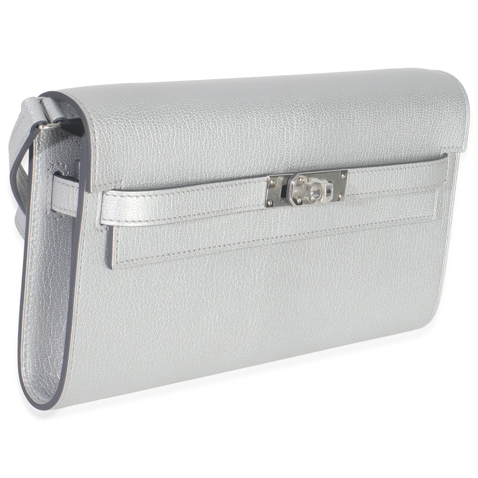 Hermès Metallic Chamkilight Kelly Wallet To Go PHW 3