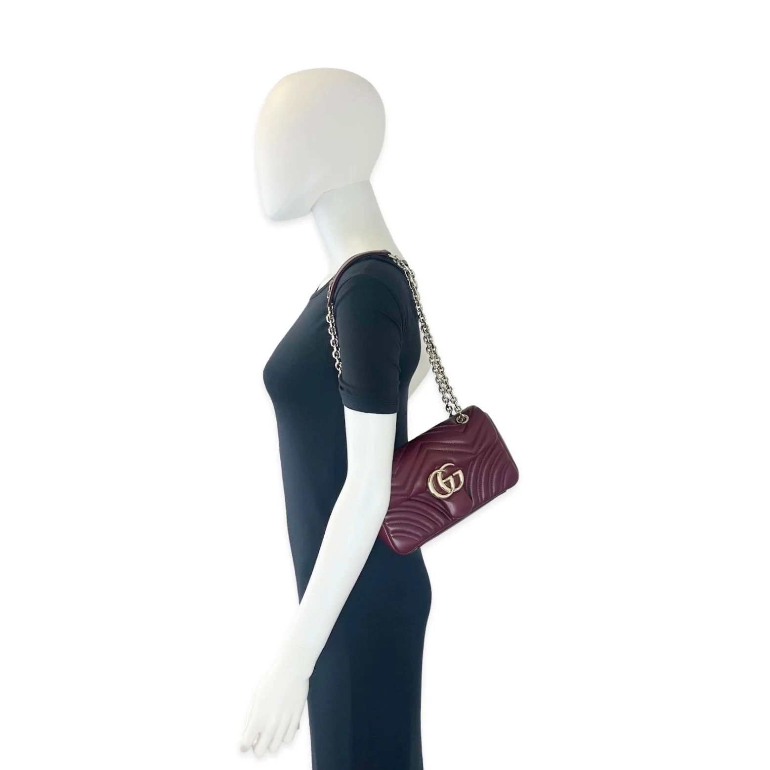 Gucci Matelasse GG Marmont Small Chain Flap 3