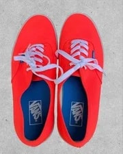 9.5US Discontinued Vans Authentic Neon USA LTD Collection Sn 2