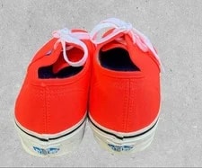 9.5US Discontinued Vans Authentic Neon USA LTD Collection Sn 3