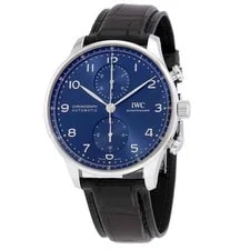 IWC — IWC Portuguese Chronograph Automatic Blue Dial IW371606 — Watch — resale