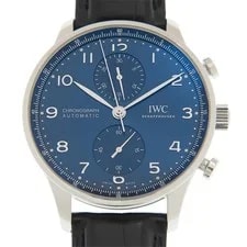 IWC Portuguese Chronograph Automatic Blue Dial IW371606 2