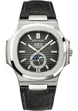 Patek Philippe — Patek Philippe Nautilus Black Dial on Strap 5726A-001 With Box — Watch — resale