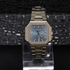 Patek Philippe Cubitus Blue Index 7128/1G-001 Complete Open Date 2