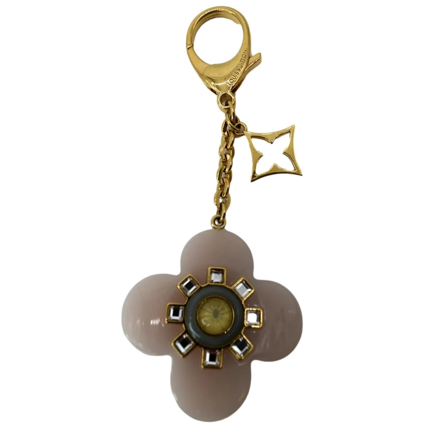 Louis Vuitton — Louis Vuitton Porte Cles Fleur Etoile Key Holder Charm — Accessory — resale