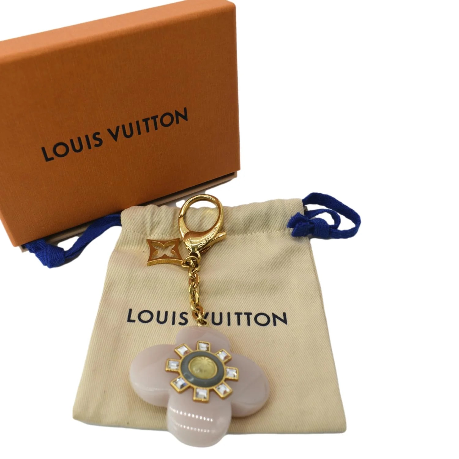 Louis Vuitton Porte Cles Fleur Etoile Key Holder Charm 2