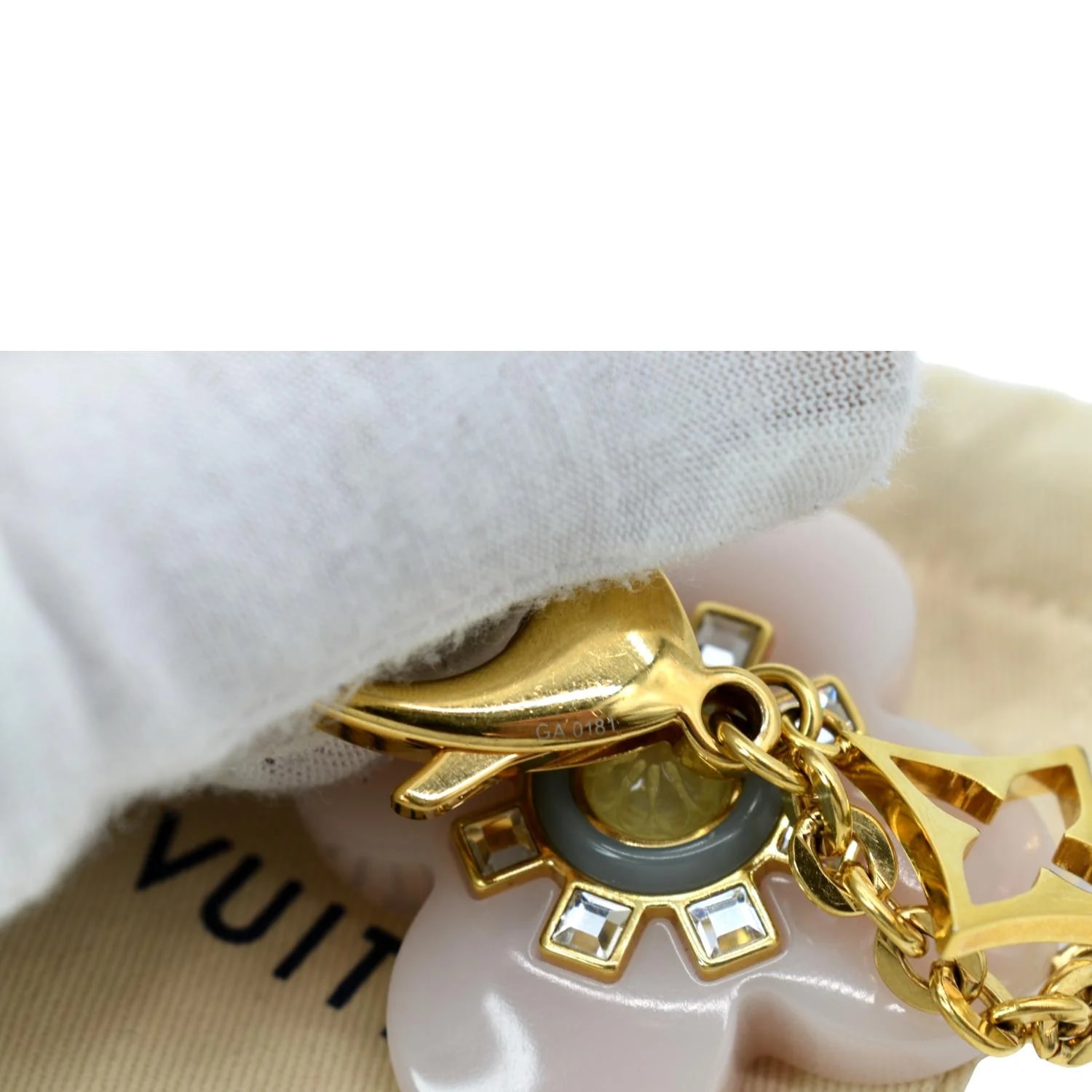 Louis Vuitton Porte Cles Fleur Etoile Key Holder Charm 4