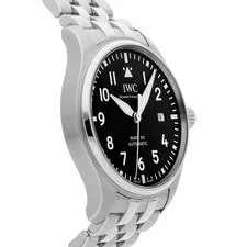 IWC Pilot's Mark XX Steel Automatic 40mm Black Dial Bracelet IW3282-02 3