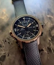 IWC — IWC Aquatimer Chronograph Flyback Charles Darwin Bronze IW379503 - Box & Papers — Watch — resale
