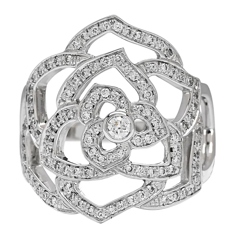 Piaget — 18K White Gold .55ct 53 6.25 — Jewelry — resale
