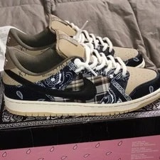 Dunk Low SB Low Top Paisley Lace Up 4