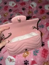 Gucci GG Mini Marmont Chain W/ Dust & Box 2
