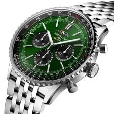 Breitling Navitimer B01 Chronograph 46 Green Dial AB0137241L1A1 4