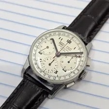 Breitling Datora Triple Calendar Chronograph Ref. 785 - Valjoux 72c Stainless 2