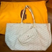 Goyard — Goyard Chevron St Louis With and Dust — Handbag — resale