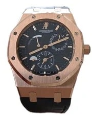 Audemars Piguet Royal Oak Dual Time/ Rose Gold/New Strap /AP Serv. Warranty 28' 2
