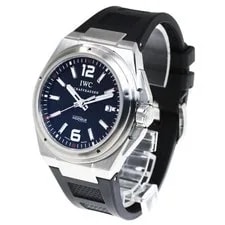 IWC Schaffhausen Ingenieur IW323601 45mm SS Black Dial Automatic Date #C266 2