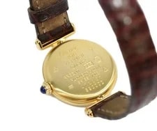 Cartier Must Colisee Vermeil SM W1000654 Quartz Gold Plated Silver 925 3