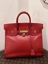 Hermès — Authentic Hermes Haut À Courroies 32 HAC Birkin 1995 — Handbag — resale