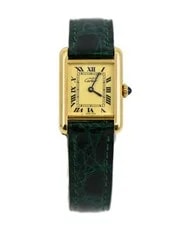 Cartier — Cartier Tank Must Gold Plated Sterling Silver — Watch — resale