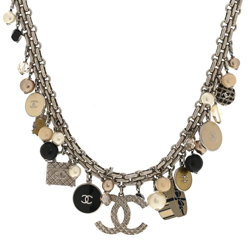 Chanel — Enamel Charm Short — Jewelry — resale